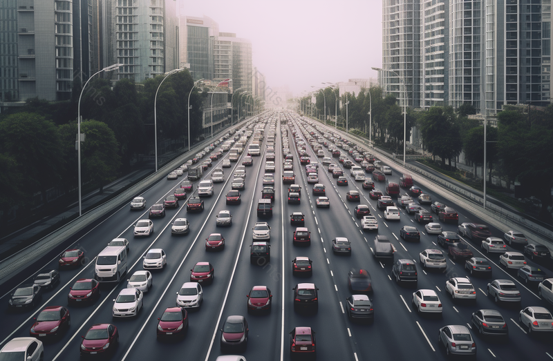 户外建筑道路堵车城市交通,高清,摄影图,摄影图片,图片大全,摄影图免费下载